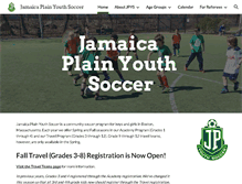 Tablet Screenshot of jpyouthsoccer.org